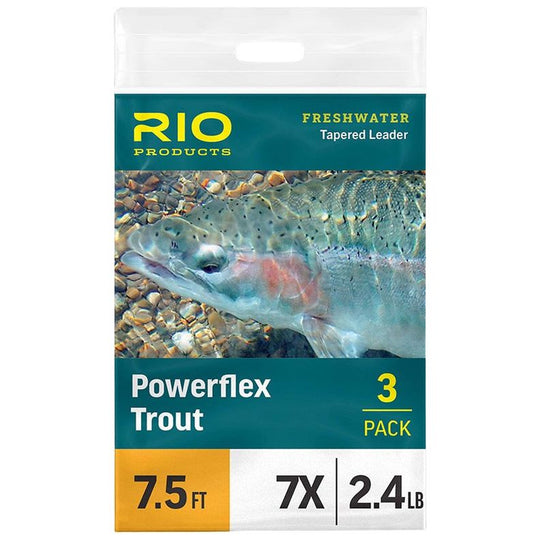 RIO Powerflex Trout Leader 3 Pack Image 01