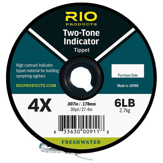 RIO Two - Tone Indicator Tippet Black / White Image 01