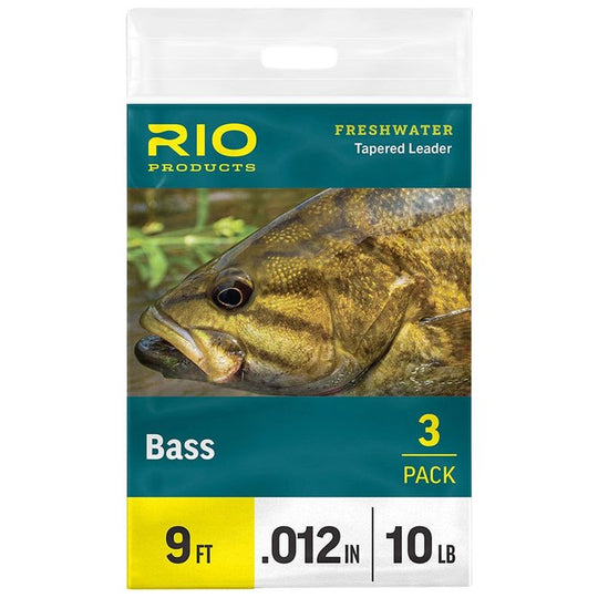 RIO Bass Leader 3 Pack Image 01