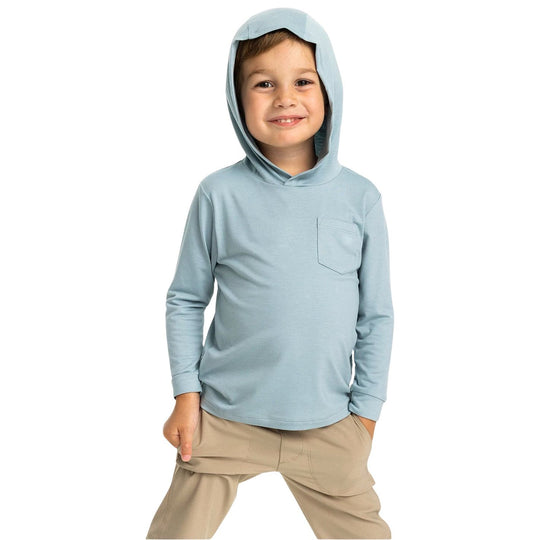 Free Fly Toddler Bamboo Shade Hoodie Ocean Mist Image 01