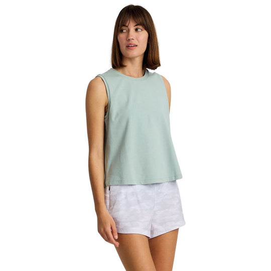 Free Fly Women's Bamboo Current Tank Ocean Mist Image 01