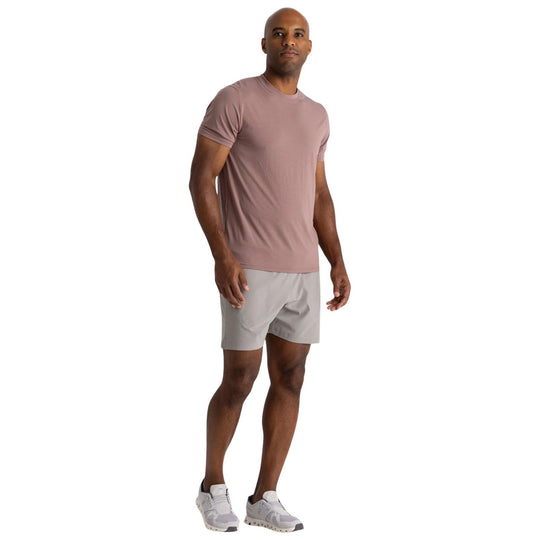Free Fly Men's Lined Active Breeze Short - 5.5" Cement Image 03