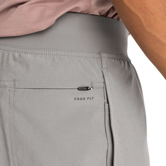 Free Fly Men's Lined Active Breeze Short - 5.5" Cement Image 05
