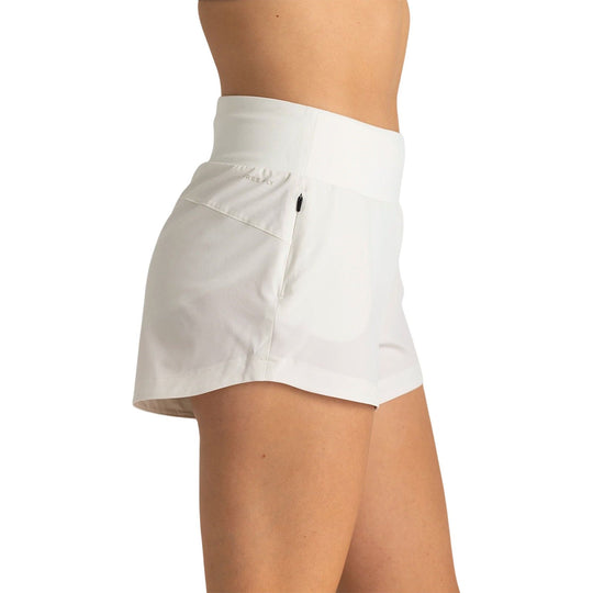 Free Fly Women's Bamboo-Lined Active Breeze Short - 3" Sea Salt Image 04