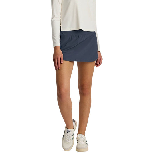 Free Fly Women's Bamboo-Lined Active Breeze Skort - 13" Storm Cloud Image 01