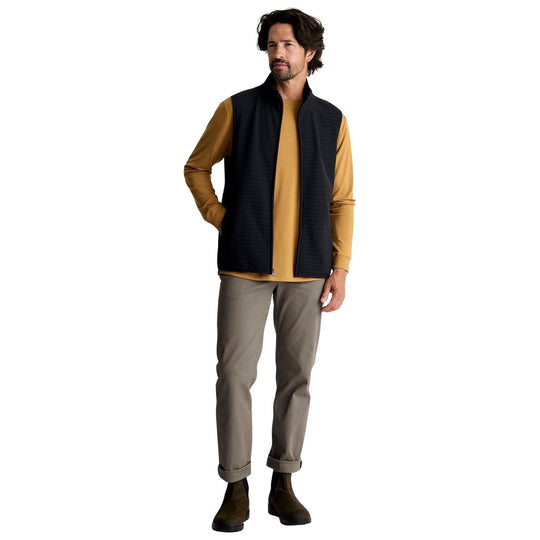 Free Fly Men's Gridback Fleece Vest Black Image 03