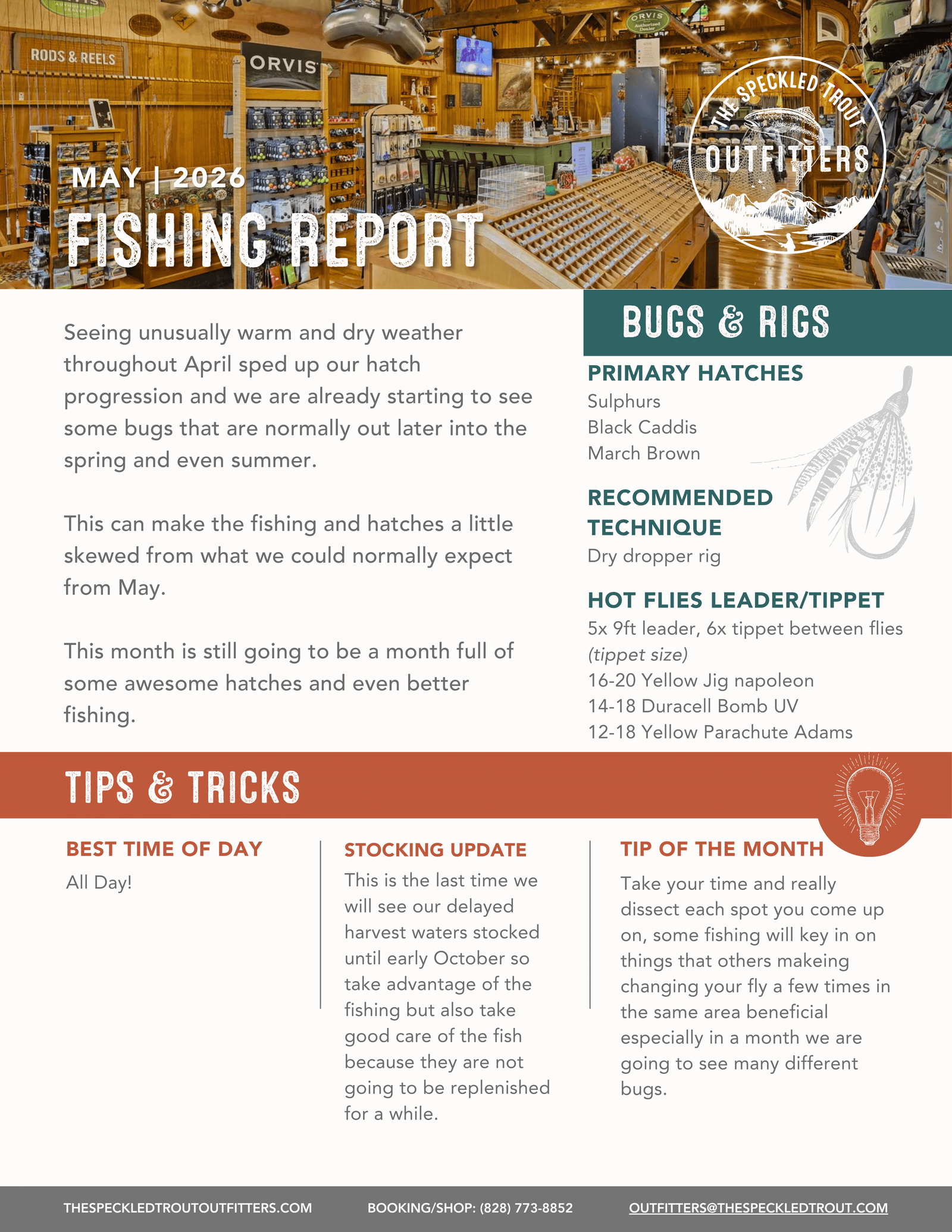May 2026 Fishing Report: High Country Conditions, Hatches, and What to Throw