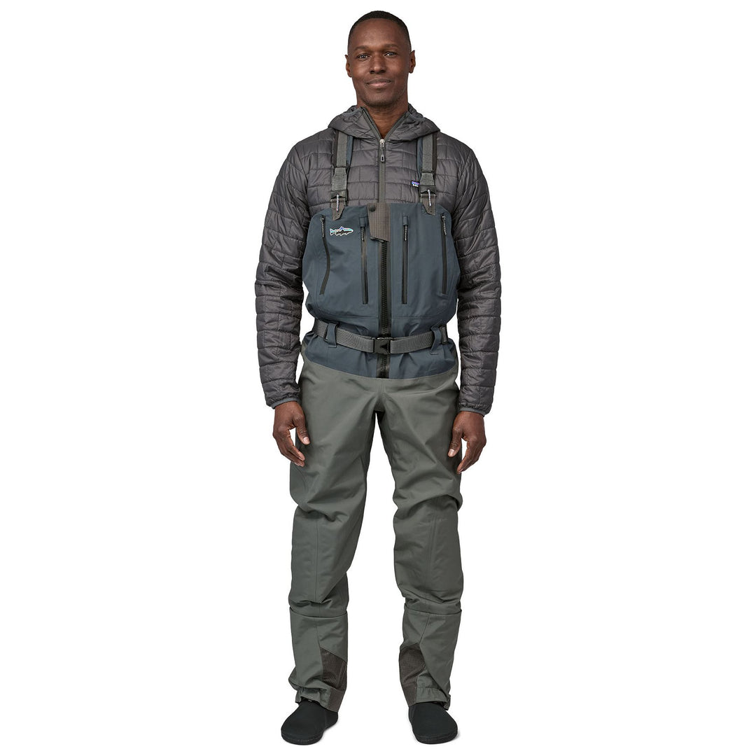 Patagonia Men's Swiftcurrent Expedition Zip Front Waders Forge Grey Image 02