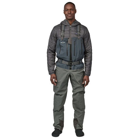 Patagonia Men's Swiftcurrent Expedition Zip Front Waders Forge Grey Image 02