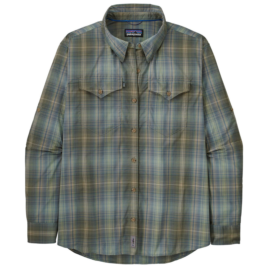 Patagonia Women's Long-Sleeved Sun Stretch Shirt San Miguel: Salvia Green Image 01
