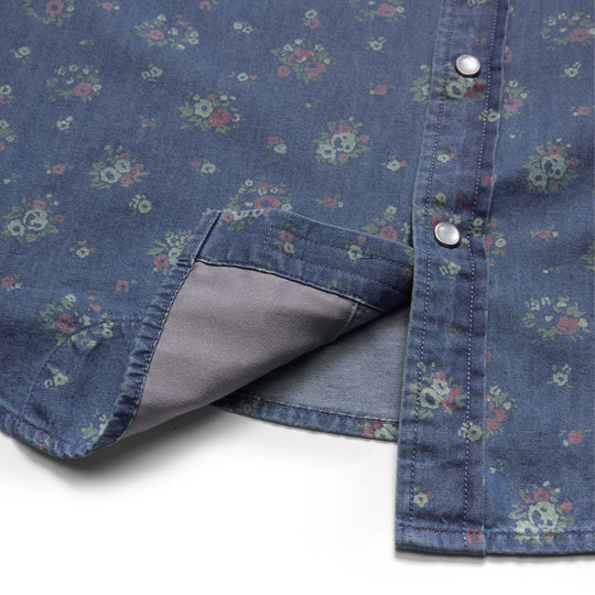 Howler Brothers H Bar B Snapshirt Bouquets : Washed Indigo Image 04