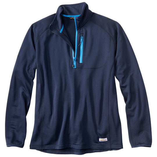 Orvis Men's Horseshoe Hills 1/4 Zip True Navy Image 01