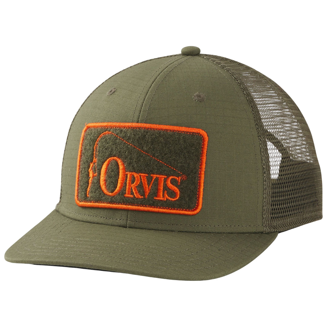 Orvis Ripstop Covert Trucker Hat Tarragon Image 01