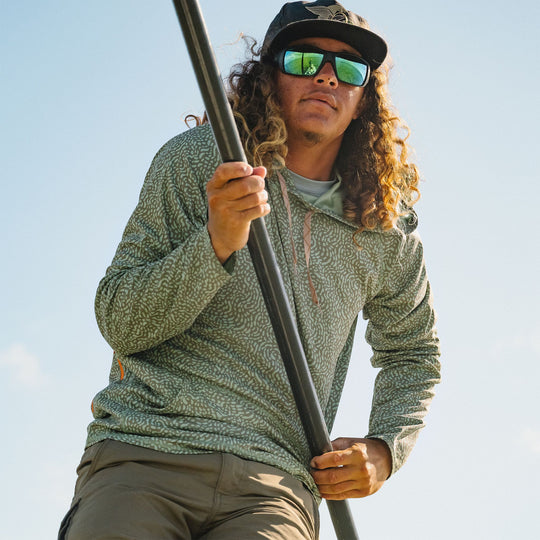Howler Brothers Loggerhead Hoodie Pond Patterns : Mermaid Image 07