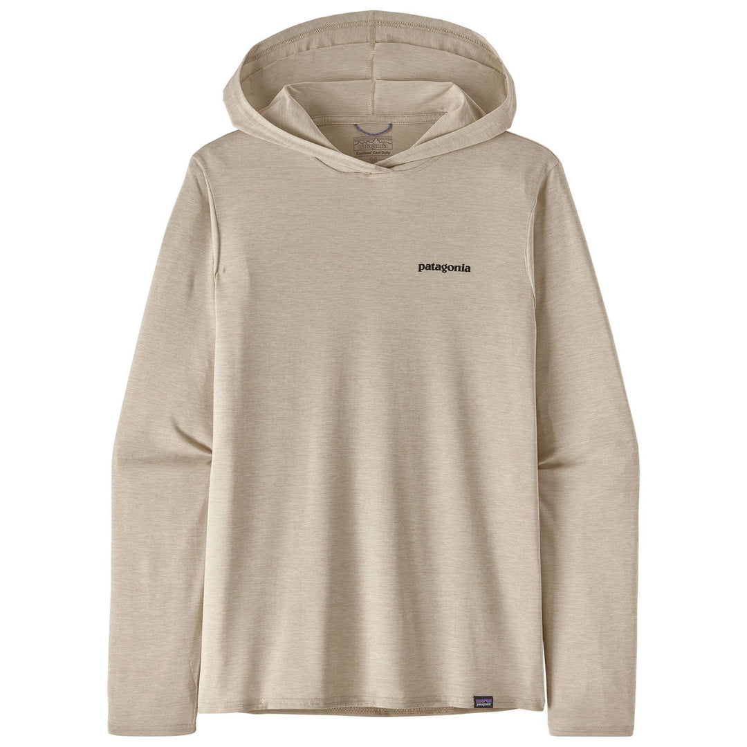 Patagonia Men's Capilene Cool Daily Graphic Hoody Fitz Roy Trout: Pumice X-Dye Image 02