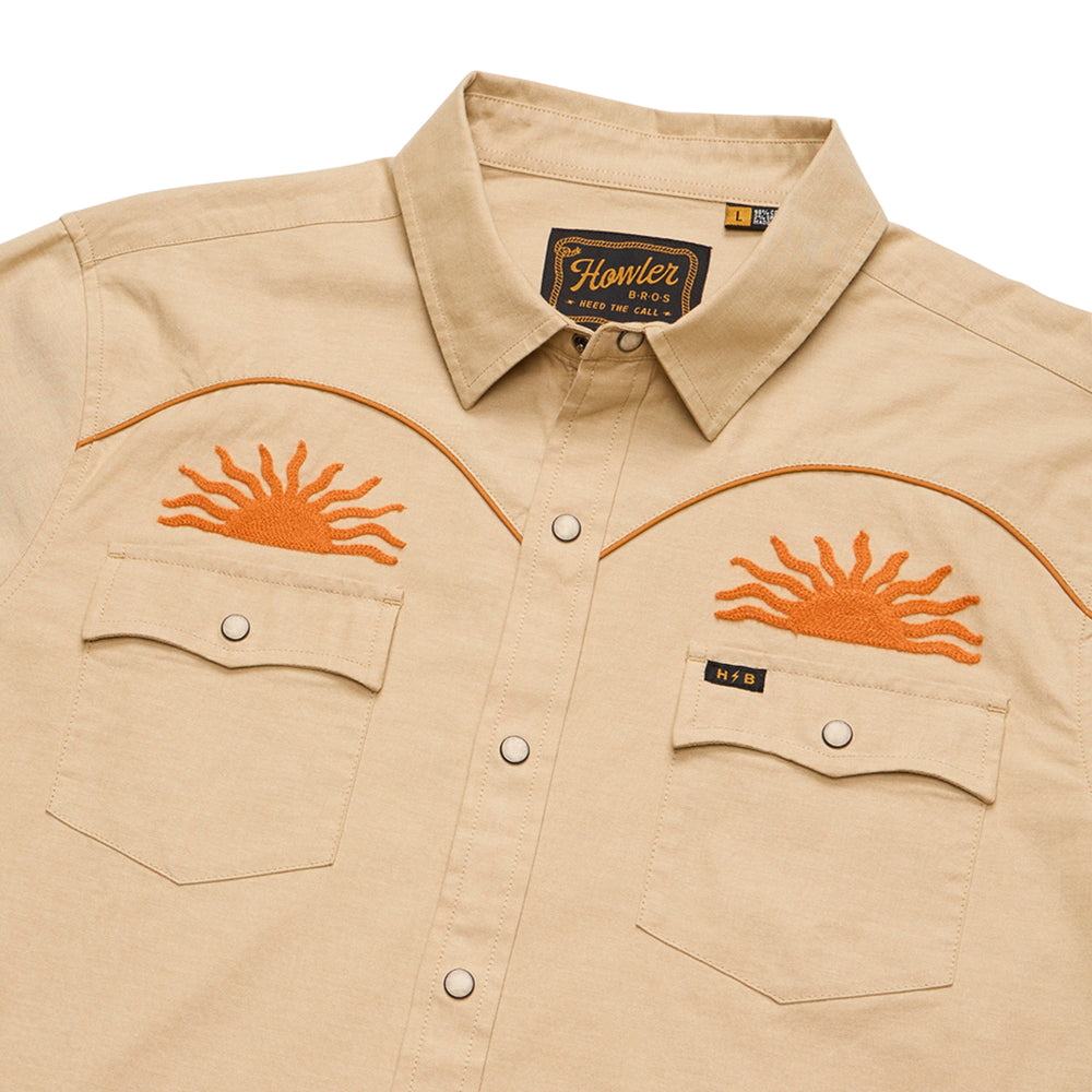 Howler Brothers Crosscut Deluxe Longsleeve El Sol : Gold Image 02