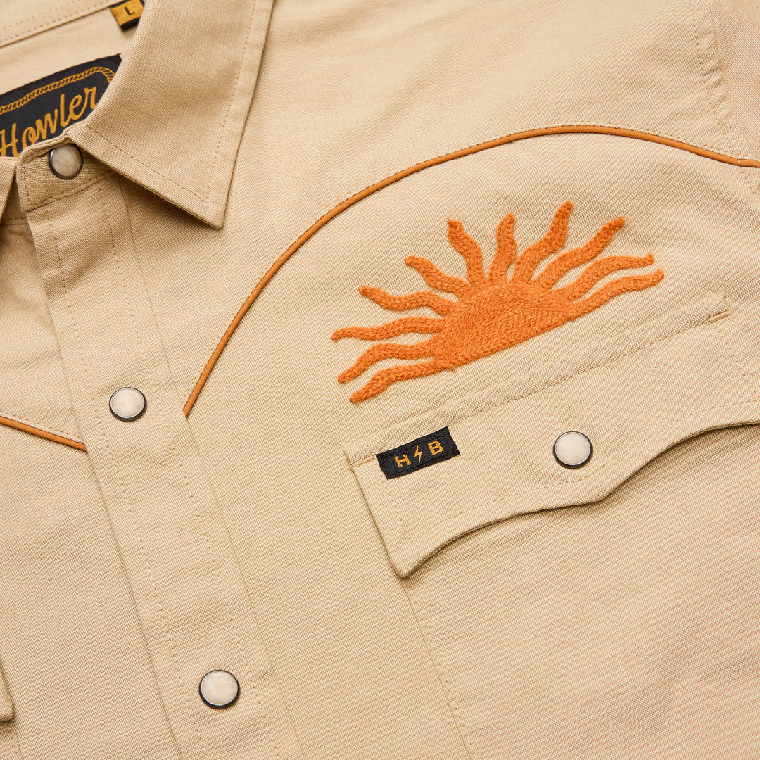 Howler Brothers Crosscut Deluxe Longsleeve El Sol : Gold Image 06