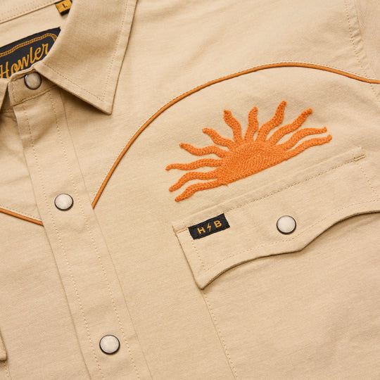 Howler Brothers Crosscut Deluxe Longsleeve El Sol : Gold Image 06