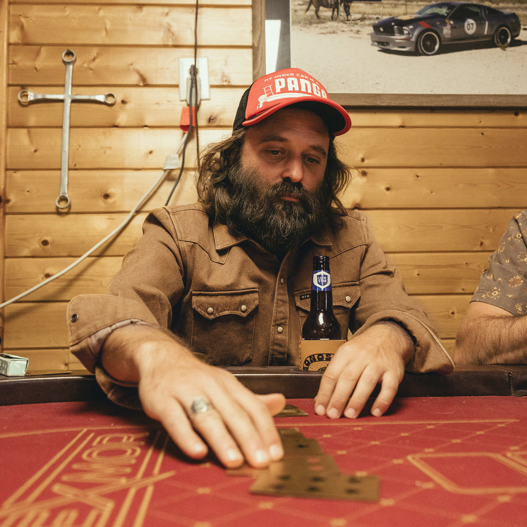 Howler Brothers Dust Up Denim Snapshirt Owens Oaker Wash Image 06