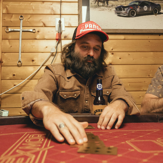 Howler Brothers Dust Up Denim Snapshirt Owens Oaker Wash Image 06