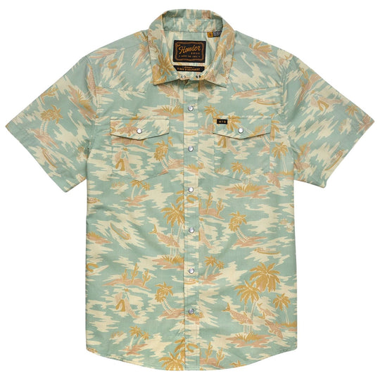 Howler Brothers H Bar B Snapshirt Dreamland : Seafoam Image 01