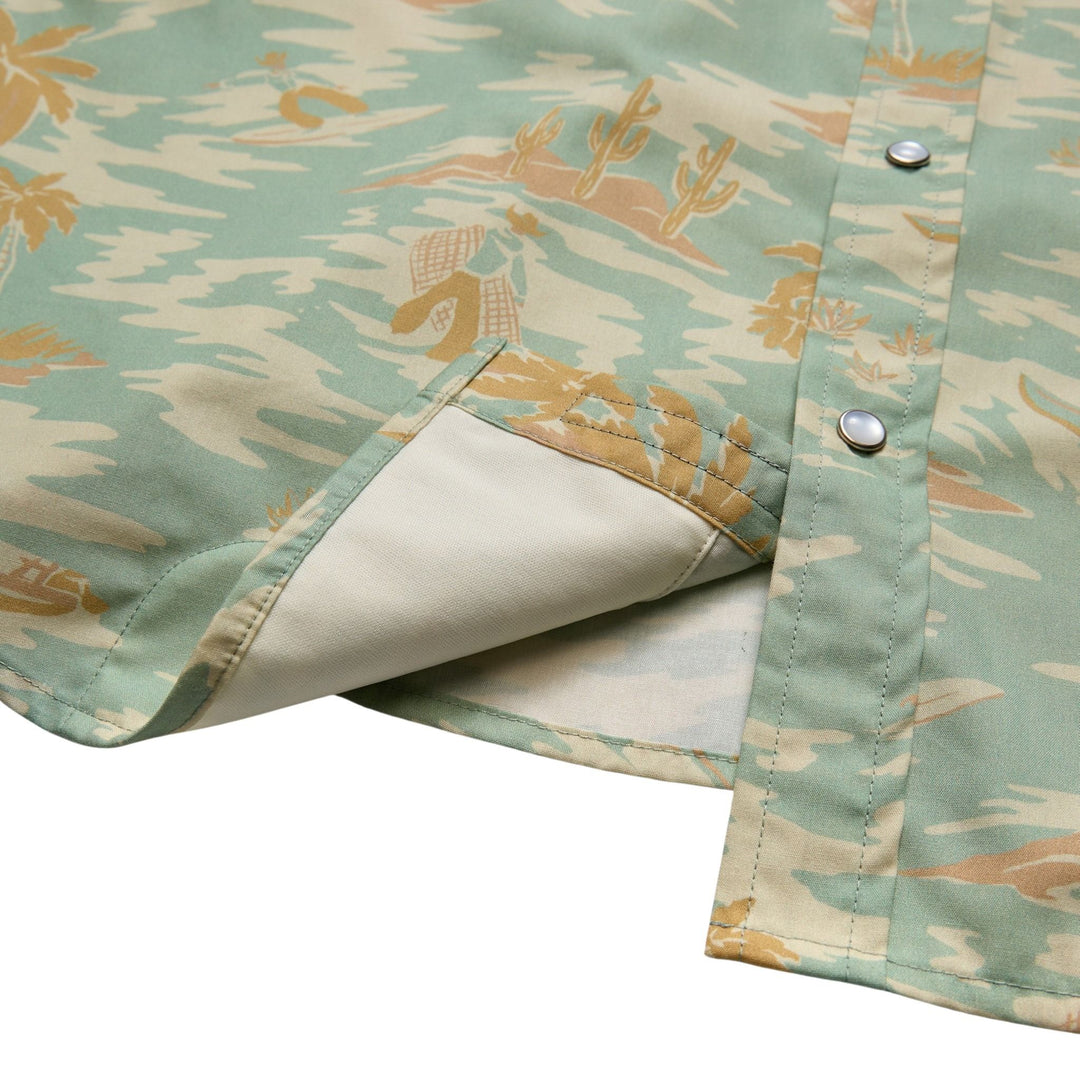 Howler Brothers H Bar B Snapshirt Dreamland : Seafoam Image 05