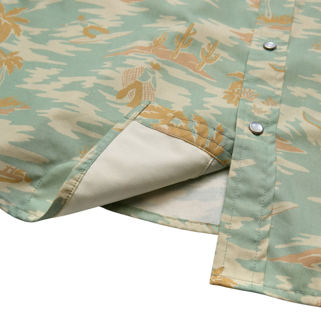 Howler Brothers H Bar B Snapshirt Dreamland : Seafoam Image 05