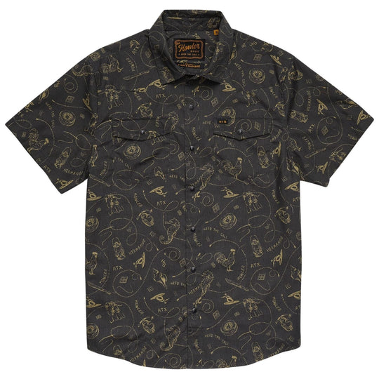 Howler Brothers H Bar B Snapshirt Sea Rodeo : Antique Black Image 01