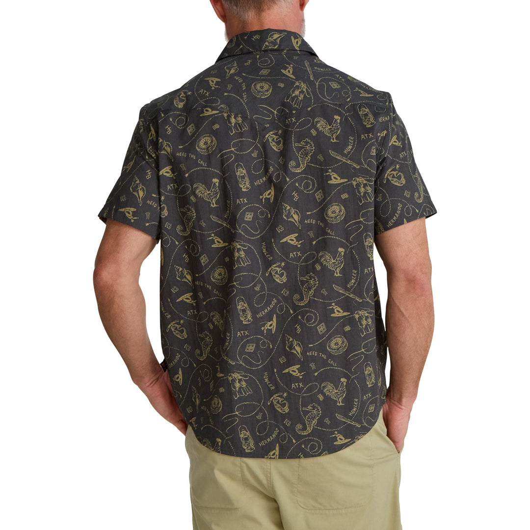 Howler Brothers H Bar B Snapshirt Sea Rodeo : Antique Black Image 03