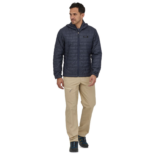 Patagonia Men's Nano Puff Fitz Roy Trout Hoody Smolder Blue Image 02