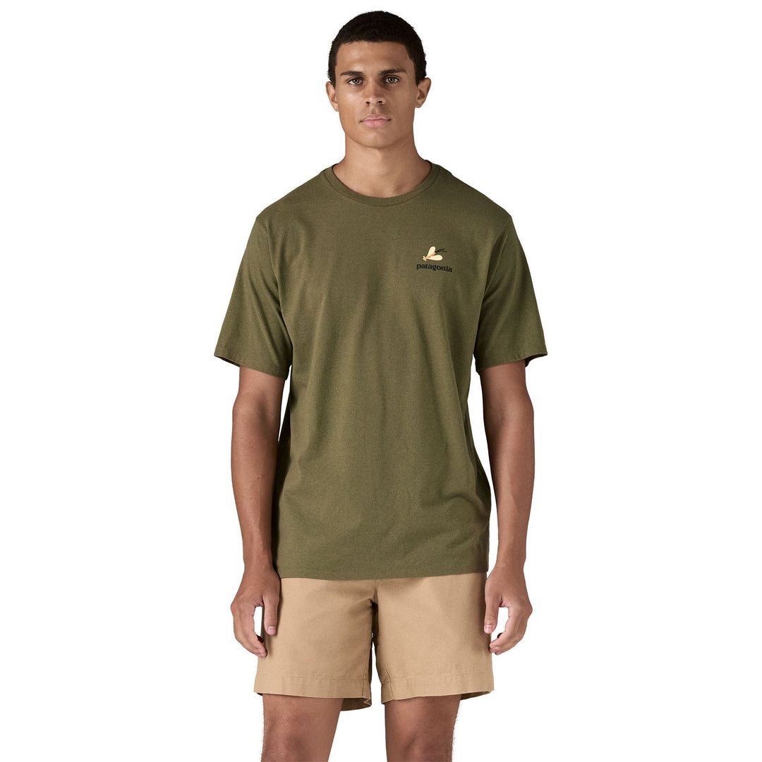 Patagonia Men's Take a Stand Responsibili-Tee Pine Stream: Tent Green Image 04