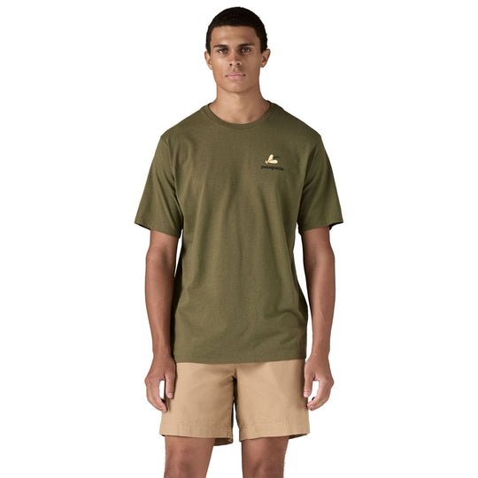 Patagonia Men's Take a Stand Responsibili-Tee Pine Stream: Tent Green Image 04