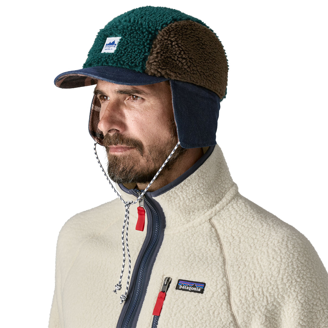 Patagonia Range Earflap Cap Cascade Green Image 03