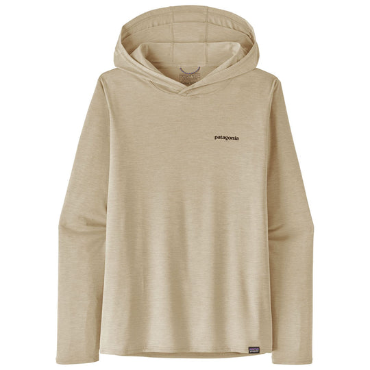 Patagonia Women's Capilene Cool Daily Graphic Hoody Fitz Roy Trout: Pumice X-Dye Image 02