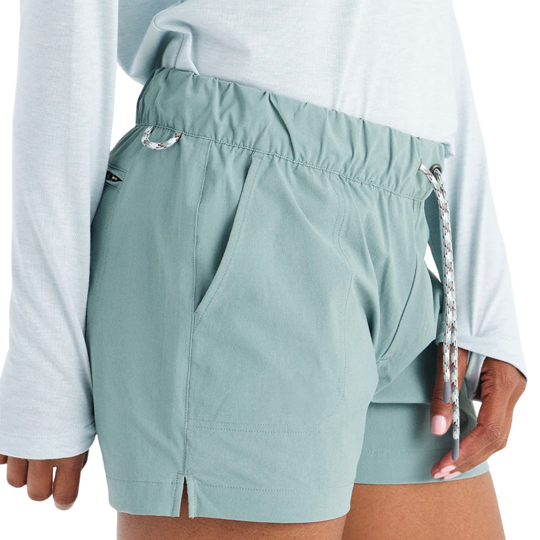 Free Fly Women's Latitude Short Sabal Green Image 04
