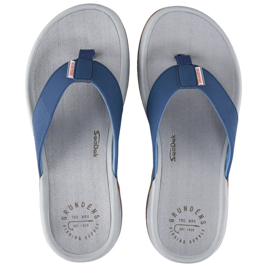Grundens Men's Fishfinder Sandal Blue Abyss Image 05