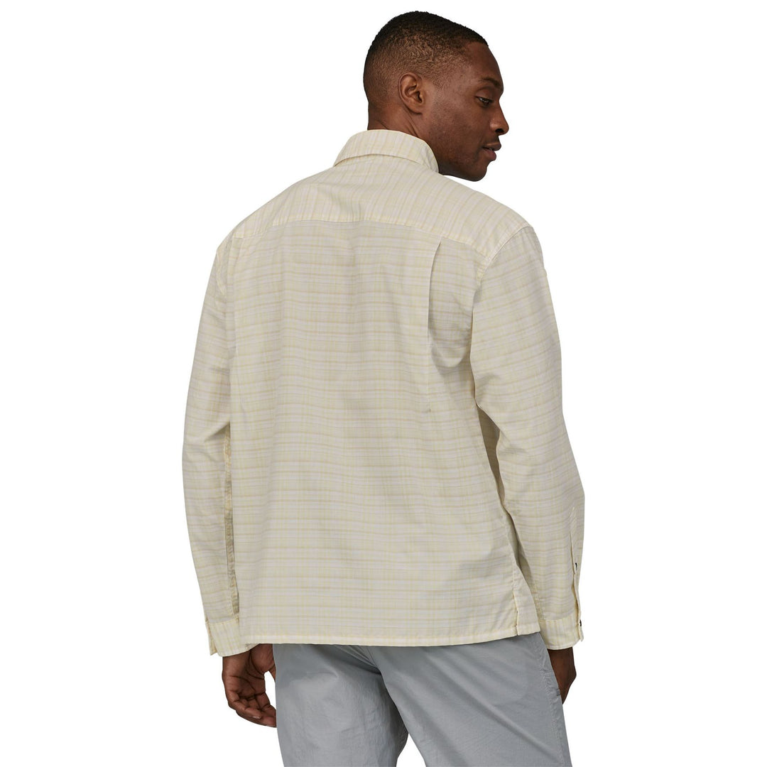 Patagonia Men's Long-Sleeved Island Hopper Shirt Down River: White Image 03