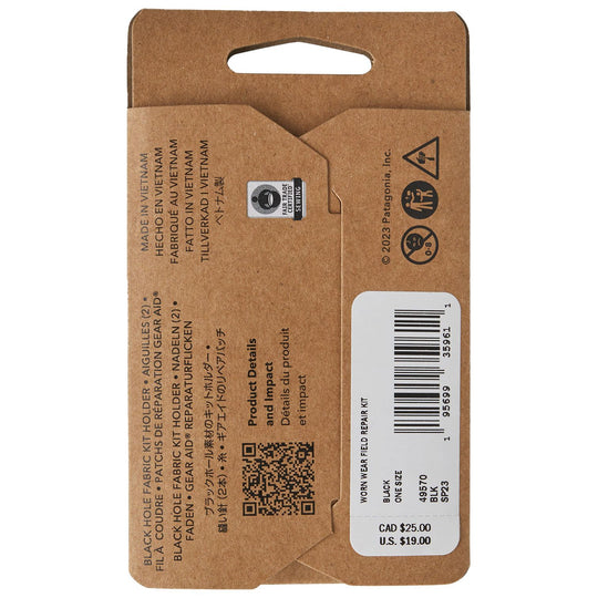 Patagonia Worn Wear Field Repair Kit Black Image 02