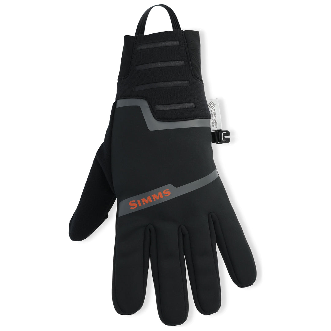 Simms WINDSTOPPER Flex Glove Black Image 01