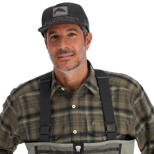 Simms Wool Trout Icon Cap Graphite Image 04