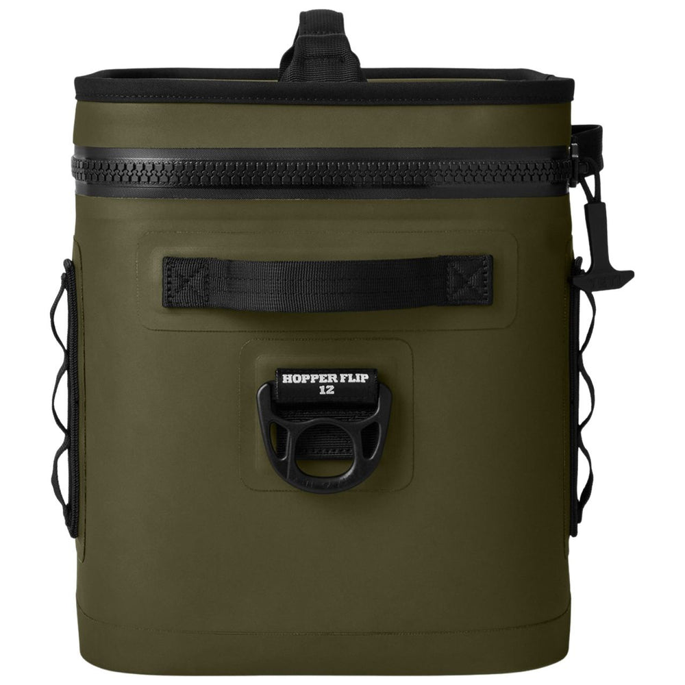 YETI Hopper Flip 12 Soft Cooler Olive / Black Image 02