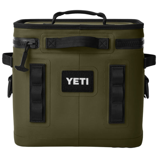 YETI Hopper Flip 12 Soft Cooler Olive / Black Image 05