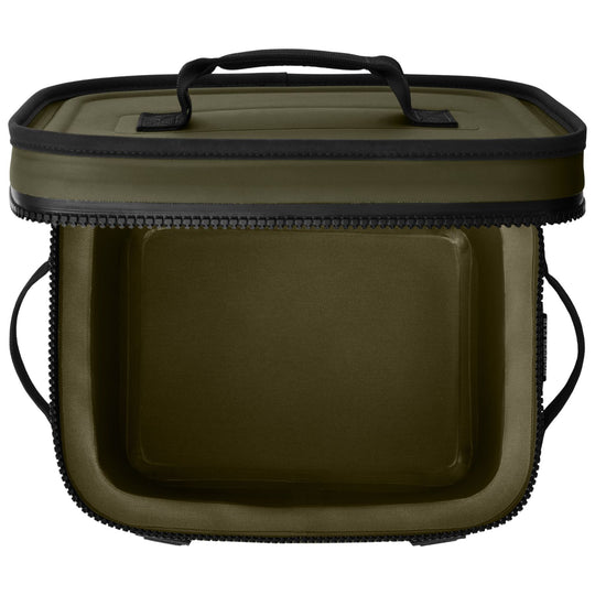 YETI Hopper Flip 12 Soft Cooler Olive / Black Image 07