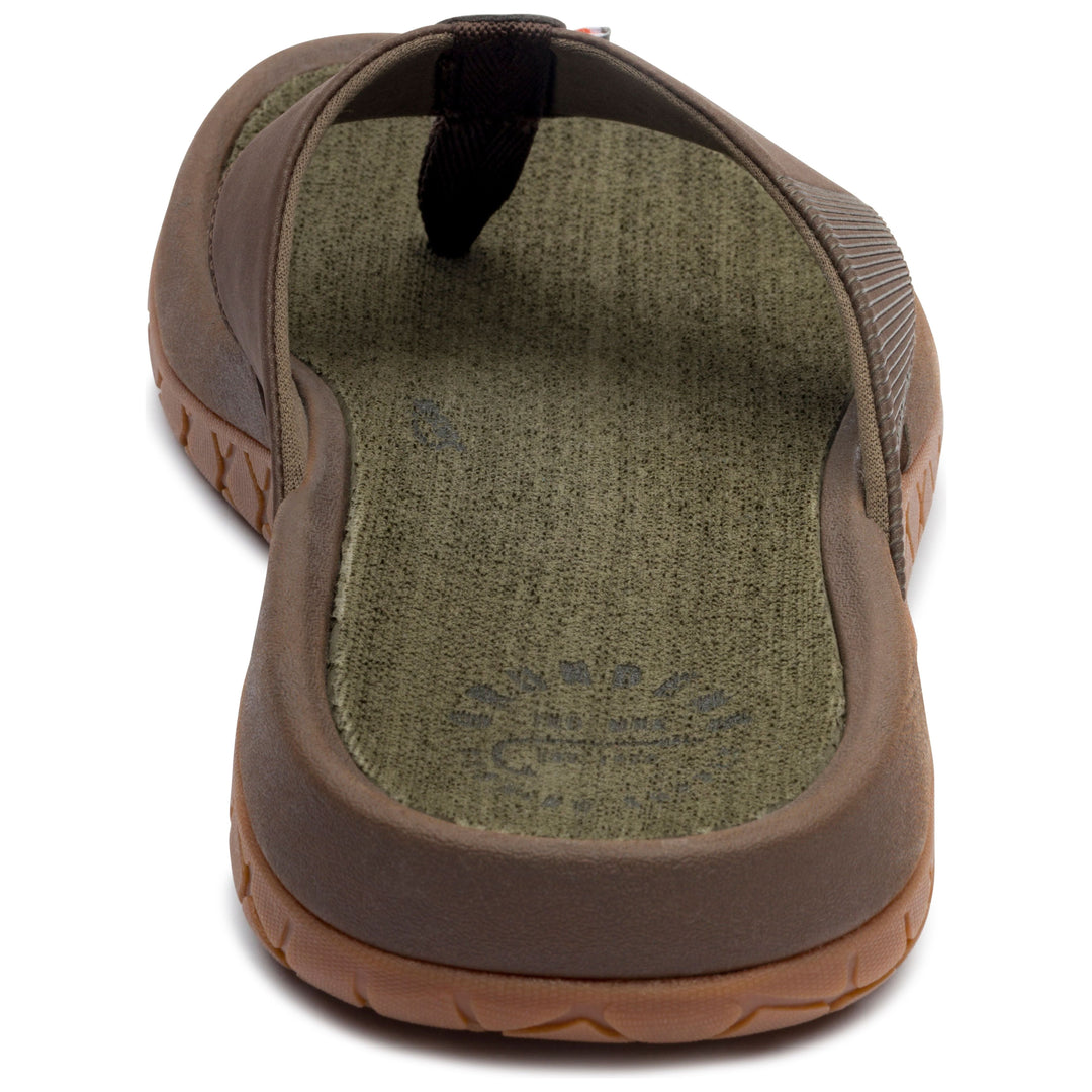 Grundens Men's Fishfinder Sandal Dark Brown Image 04