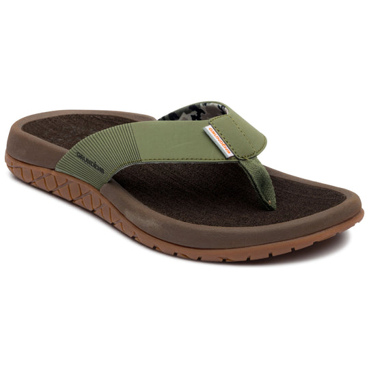 Grundens Men's Fishfinder Sandal Deep Lichen Green Image 01