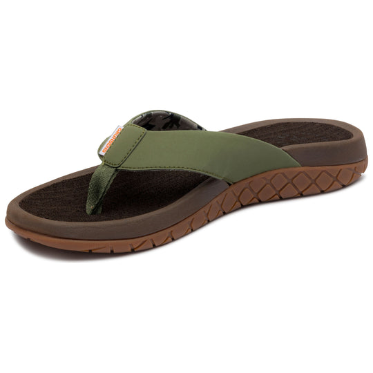 Grundens Men's Fishfinder Sandal Deep Lichen Green Image 02
