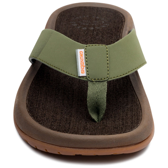 Grundens Men's Fishfinder Sandal Deep Lichen Green Image 03