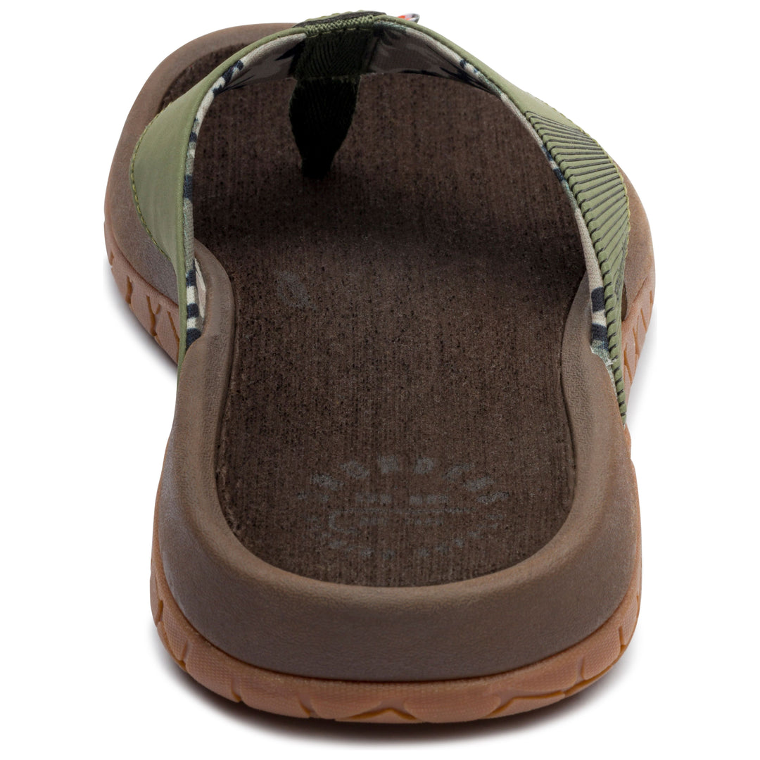 Grundens Men's Fishfinder Sandal Deep Lichen Green Image 04