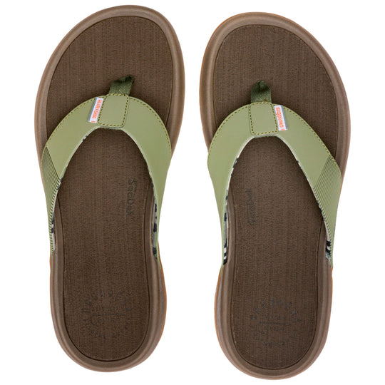 Grundens Men's Fishfinder Sandal Deep Lichen Green Image 05