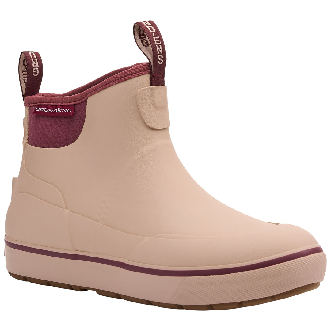 Grundens Women's Deck-Boss Ankle Boot Dusty Rose Image 01